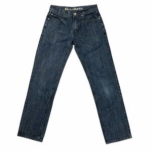 Billabong Alder Jeans Mens Size 28 x 30 Blue Narrow Straight Leg Fit 100% Cotton